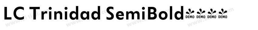 LC Trinidad SemiBold字体转换